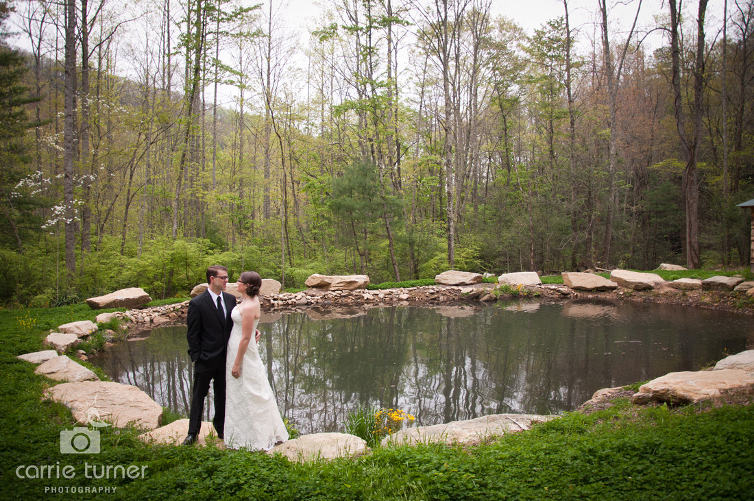 Asheville wedding photography Laughing Waters Retreat 