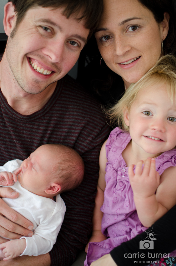 Asheville, NC family portrait photgrapher, new baby, big sister